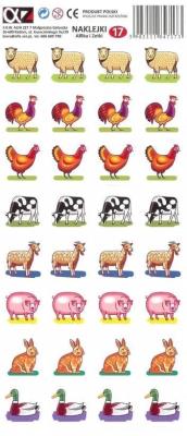 Opakowanie Naklejki Alfika i Zetki 17 Zwierzęta hodowlane