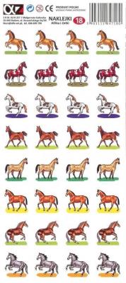 Opakowanie Naklejki Alfika i Zetki 18 Konie