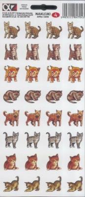 Opakowanie Naklejki Alfika i Zetki 4 Koty