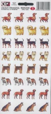 Opakowanie Naklejki Alfika i Zetki 5 Pieski