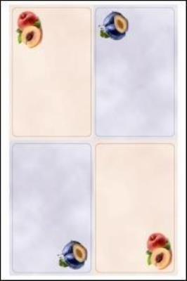 Opakowanie Naklejki spiżarniane