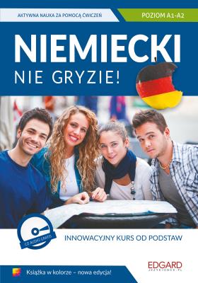 Niemiecki nie gryzie! Nowa edycja. Autor: Krystyna Łuniewska  Zofia Wąsik  Maria Zagórna. SmakLiter.pl Okładka książki Niemiecki nie gryzie! Nowa edycja