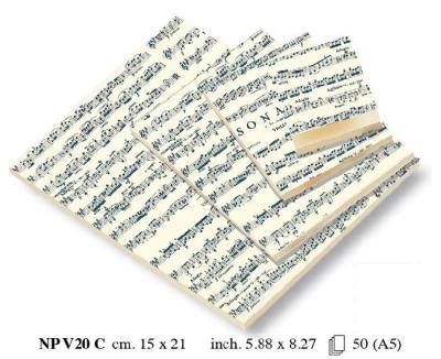 Okładka książki Notes ozdobny A5 BR 50 kartek NP V20C