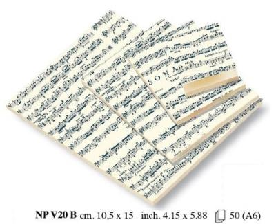 Opakowanie Notes ozdobny A6 BR 50 kartek NP V20B