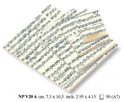 Opakowanie Notes ozdobny A7 50 kartek