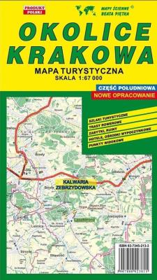 Opakowanie Okolice Krakowa część południowa mapa turystyczna 1:67 000