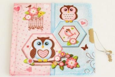 Pamiętnik zamykany 135x135 Sowa niebieski 358792. Wydawca: Starpak. SmakLiter.pl Opakowanie Pamiętnik zamykany 135x135 Sowa niebieski 358792