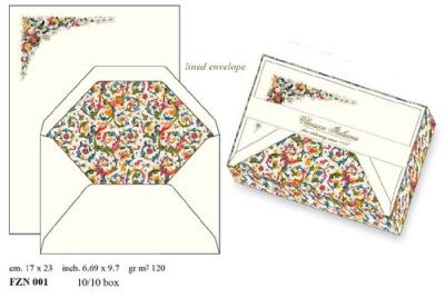 Opakowanie Papeteria box 10 kopert i 10 papierów listownych