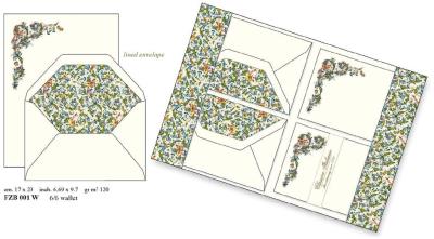 Opakowanie Papeteria Wallet 6 kopert i 6 papierów listowych FZB 001W