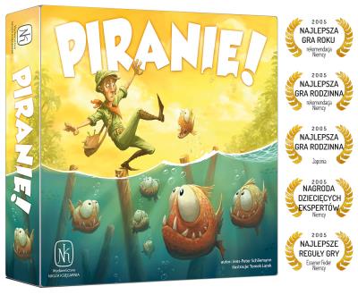 Piranie!. Autor: Schliemann Jens-Peter. SmakLiter.pl Okładka książki Piranie!
