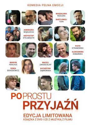 Po prostu przyjaźń z DVD +CD Edycja limitowana. Autor: Filip Zylber. SmakLiter.pl Okładka książki Po prostu przyjaźń z DVD +CD Edycja limitowana