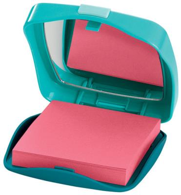 Opakowanie Podajnik do bloczków samoprzylepnych Post-it puderniczka (CTP330)+ 1 bloczek