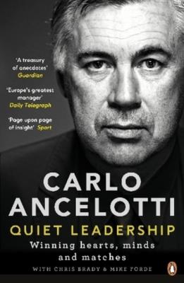 Quiet Leadership. Autor: Carlo Ancelotti. SmakLiter.pl Okładka książki Quiet Leadership