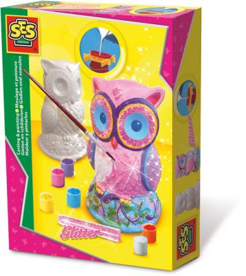 Sowa odlew gipsowy 3D. Wydawca: SES NL. SmakLiter.pl Opakowanie Sowa odlew gipsowy 3D