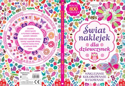 Okładka książki Świat naklejek dla dziewczynek