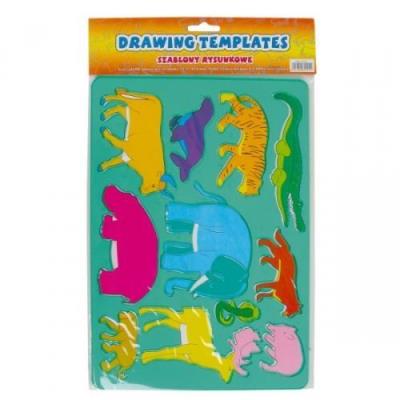 Opakowanie Szablon plastikowy zwierzaki