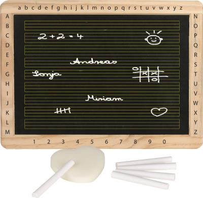 Opakowanie Tablica w linie z gąbką i kredkami