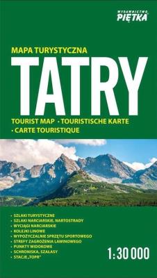 Tatry mapa turystyczna 1:30 000. Wydawca: Wydawnictwo Kartograficzne. SmakLiter.pl Opakowanie Tatry mapa turystyczna 1:30 000