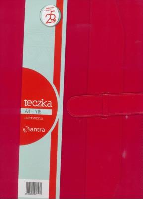 Opakowanie Teczka A4 718 czerwona ANTRA