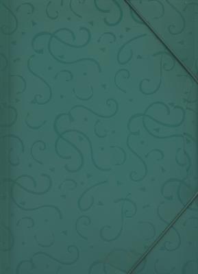 Opakowanie Teczka z gumką A5 plastikowa zielona