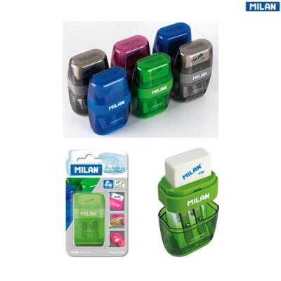 Opakowanie Temperówko - gumka MILAN COMPACT blister