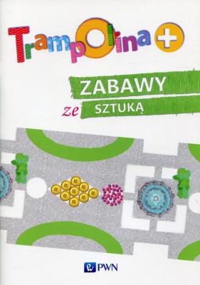 Trampolina+ Zabawy ze sztuką. Autor: Małgorzata Skalska. SmakLiter.pl Okładka książki Trampolina+ Zabawy ze sztuką