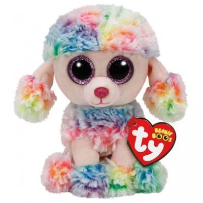 Opakowanie Ty Beanie Boos Rainbow - Wielobarwny Pudel 24 cm