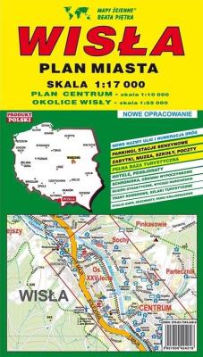 Opakowanie Wisła plan miasta 1:17 000
