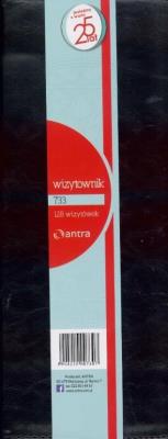 Wizytownik czteroklatkowy 732 czarny ANTRA. Wydawca: Antra. SmakLiter.pl Opakowanie Wizytownik czteroklatkowy 732 czarny ANTRA