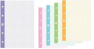 Opakowanie Wkład do segregatora A4/50K kratka kolor (5szt)