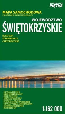 Opakowanie Województwo świętokrzyskie mapa samochodowa 1:162 000