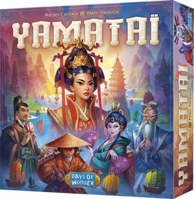 Yamatai. Autor: Bruno Cathala, Marc Paquien. SmakLiter.pl Okładka książki Yamatai