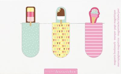 Opakowanie Zakładki magnetyczne Lody Zestaw 3 sztuki