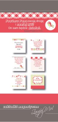 Opakowanie Zakładki Magnetyczne - Zaufaj- 6 sztuk