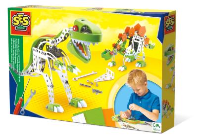 Zbuduj dinozaura - zestaw MECTEC. Wydawca: SES NL. SmakLiter.pl Opakowanie Zbuduj dinozaura - zestaw MECTEC