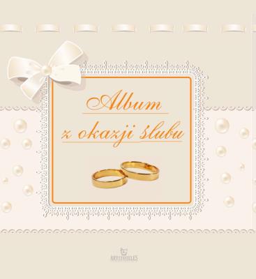 Okładka książki Album z okazji  ślubu
