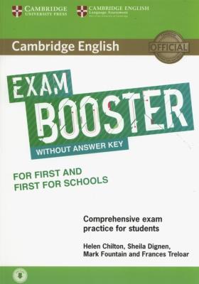 Okładka książki Cambridge English Exam Booster for First and First for Schools with Audio  Comprehensive Exam Practice for Students