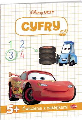 Okładka książki Disney uczy Cyfry 5+