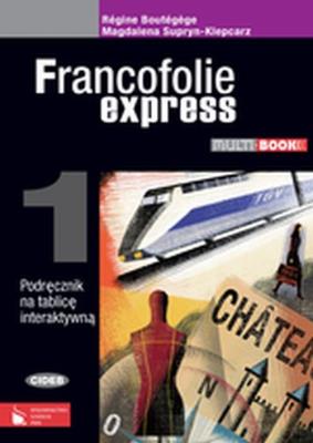 Opakowanie Francofolie express 1. Multibook. Podręcznik na tablicę interaktywną