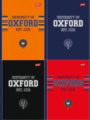 Opakowanie Kołozeszyt A5 w kratkę 120 kartek  Oxford 5 sztuk mix