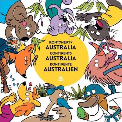 Kontynenty Australia. Autor: Piotr Nowacki. SmakLiter.pl Okładka książki Kontynenty Australia
