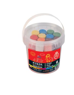 Opakowanie Kreda kolorowa chodnikowa w wiaderku 13 sztuk