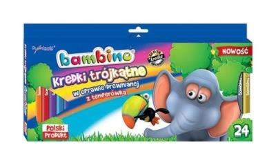 KREDKI BAMB. TRÓJ.W DREW.24 KOL.+TE. Wydawca: St. Majewski. SmakLiter.pl Opakowanie KREDKI BAMB. TRÓJ.W DREW.24 KOL.+TE