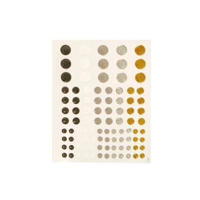 Opakowanie Kropki samoprzylepne metaliczne