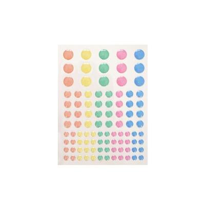Opakowanie Kropki samoprzylepne pastelowe
