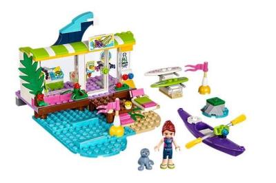Lego FRIENDS 41315 Sklep dla surferów w Heartlake. Autor: Friends. SmakLiter.pl Okładka książki Lego FRIENDS 41315 Sklep dla surferów w Heartlake
