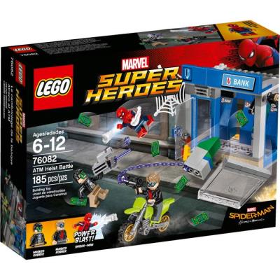 Lego SUPER HEROES 76082 Walka o bankomat. Autor: Super Heroes. SmakLiter.pl Okładka książki Lego SUPER HEROES 76082 Walka o bankomat