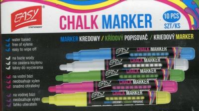 Opakowanie MARKER KREDOWY 10SZT różowy