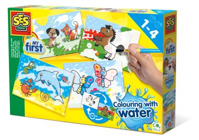 Moje pierwsze malowanie z wodą. Wydawca: SES NL. SmakLiter.pl Opakowanie Moje pierwsze malowanie z wodą