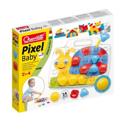 Mozaika Pixel Baby Basic 24 elementy. Wydawca: Quercetti. SmakLiter.pl Opakowanie Mozaika Pixel Baby Basic 24 elementy